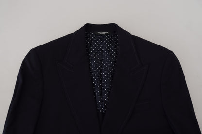 Dolce &amp; Gabbana – Formeller Taormina-Blazer aus schwarzer Wolle