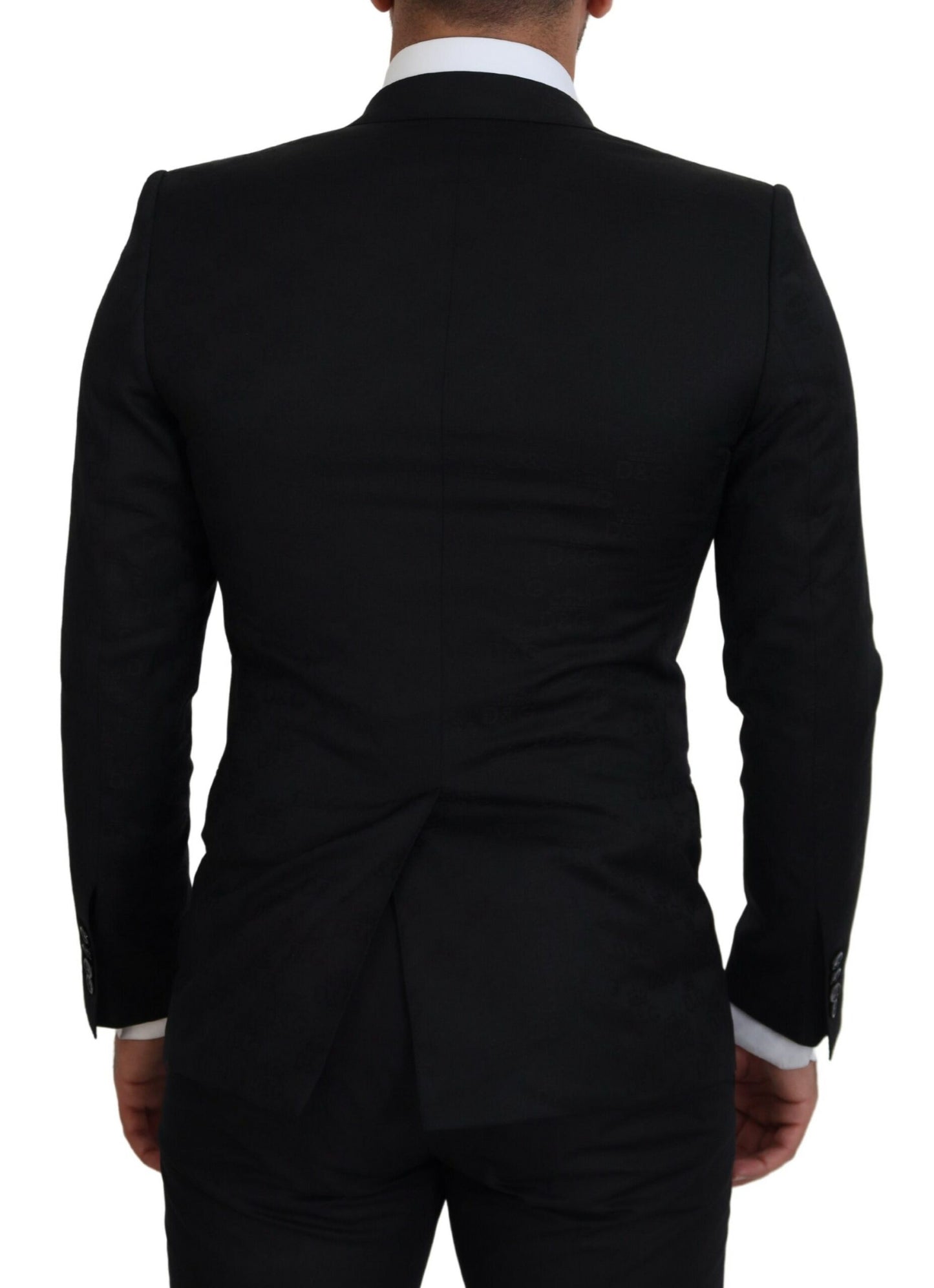 Dolce &amp; Gabbana – Schwarzer formeller Wollmantel „Martini“ – Blazer