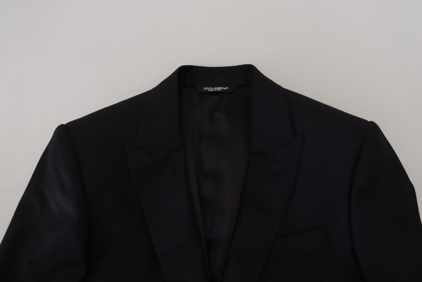 Dolce &amp; Gabbana – Schwarzer formeller Wollmantel „Martini“ – Blazer