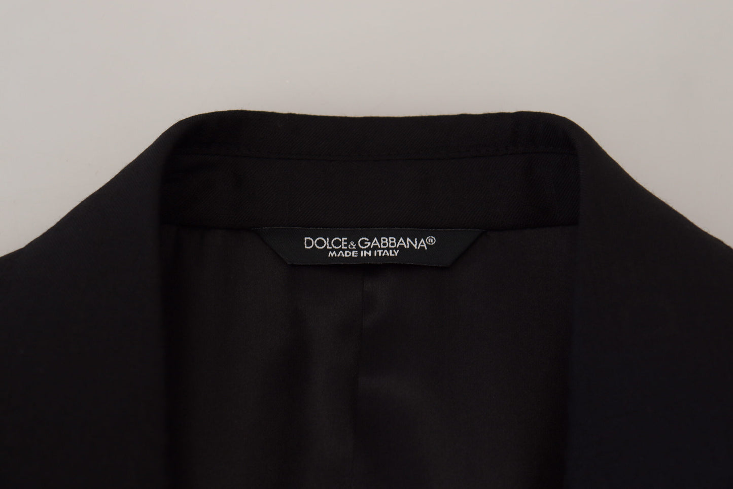 Dolce &amp; Gabbana – Schwarzer formeller Wollmantel „Martini“ – Blazer