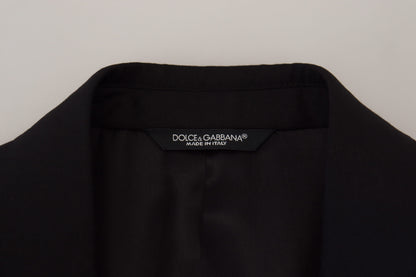 Dolce &amp; Gabbana – Schwarzer formeller Wollmantel „Martini“ – Blazer