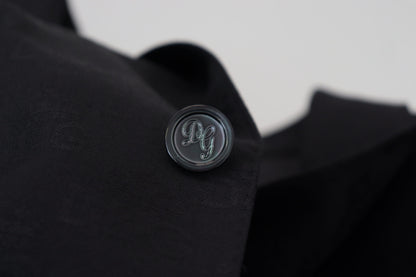 Dolce &amp; Gabbana – Schwarzer formeller Wollmantel „Martini“ – Blazer