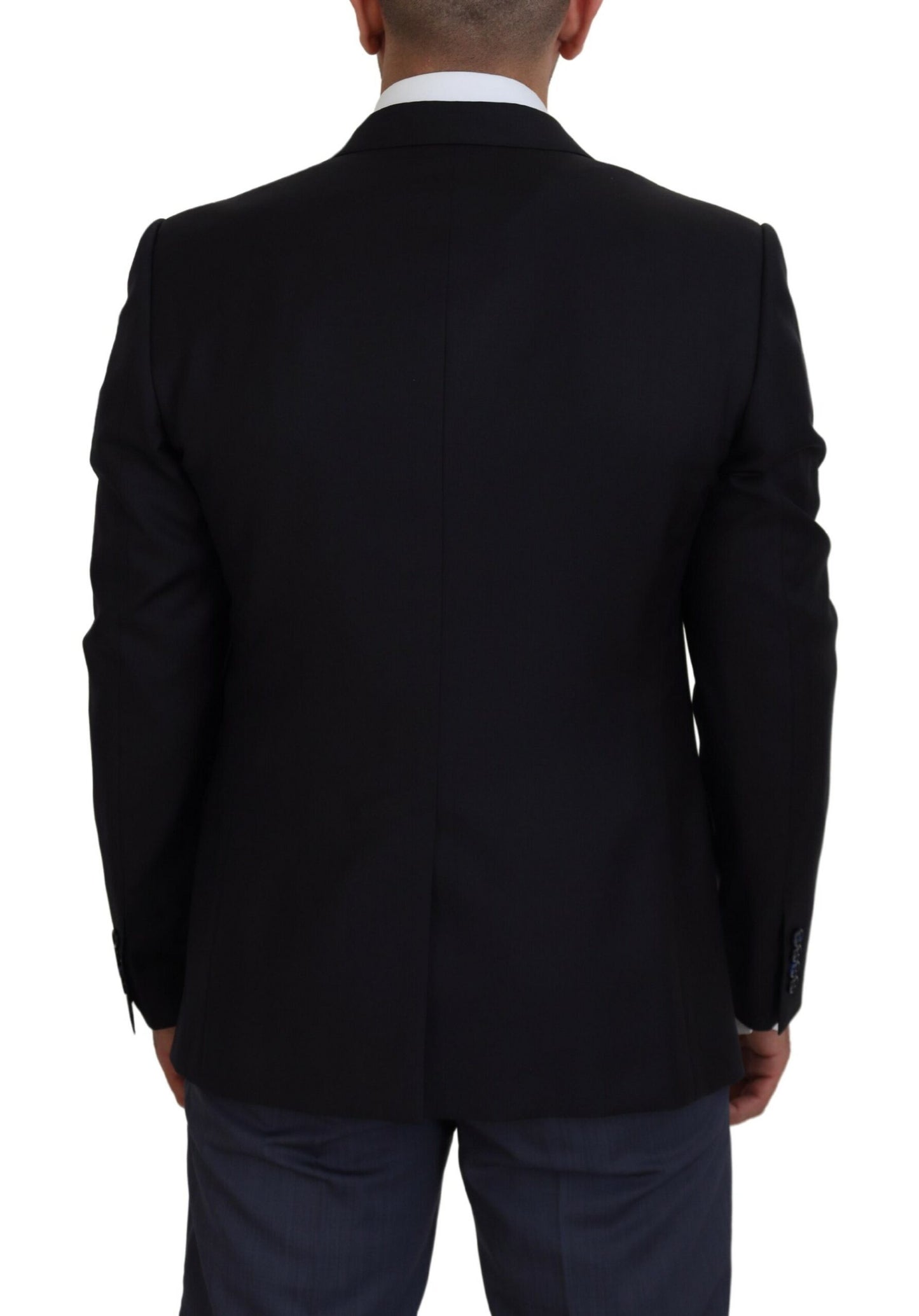 Dolce &amp; Gabbana Dunkelblauer Mantel, Jacke, Martini-Blazer