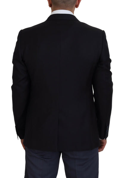 Dolce &amp; Gabbana Dunkelblauer Mantel, Jacke, Martini-Blazer