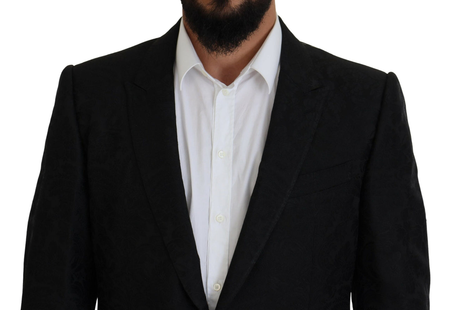 Dolce &amp; Gabbana Black Single Breasted 2 Piece MARTINI Suit