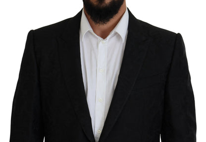 Dolce &amp; Gabbana Black Single Breasted 2 Piece MARTINI Suit