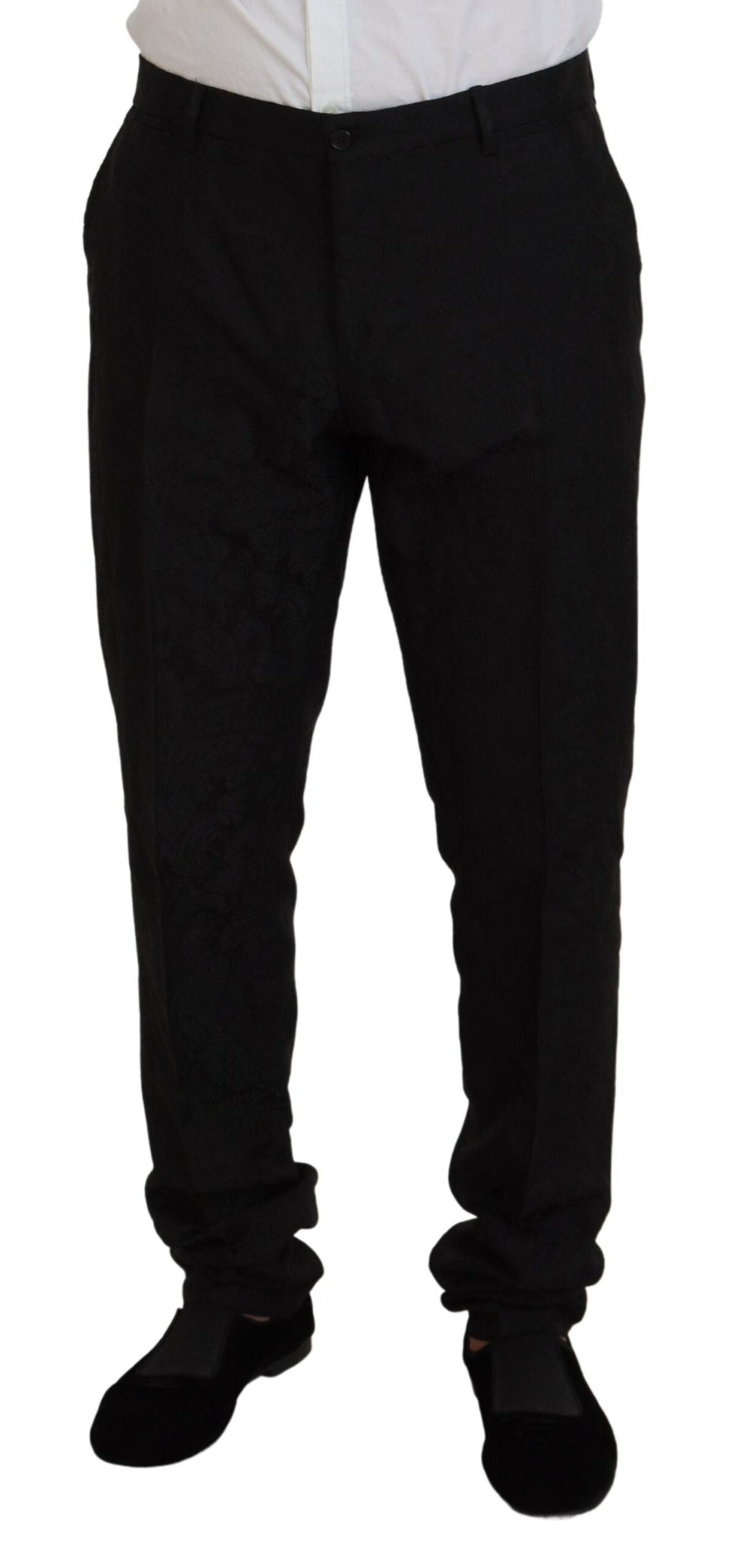 Dolce &amp; Gabbana Black Single Breasted 2 Piece MARTINI Suit