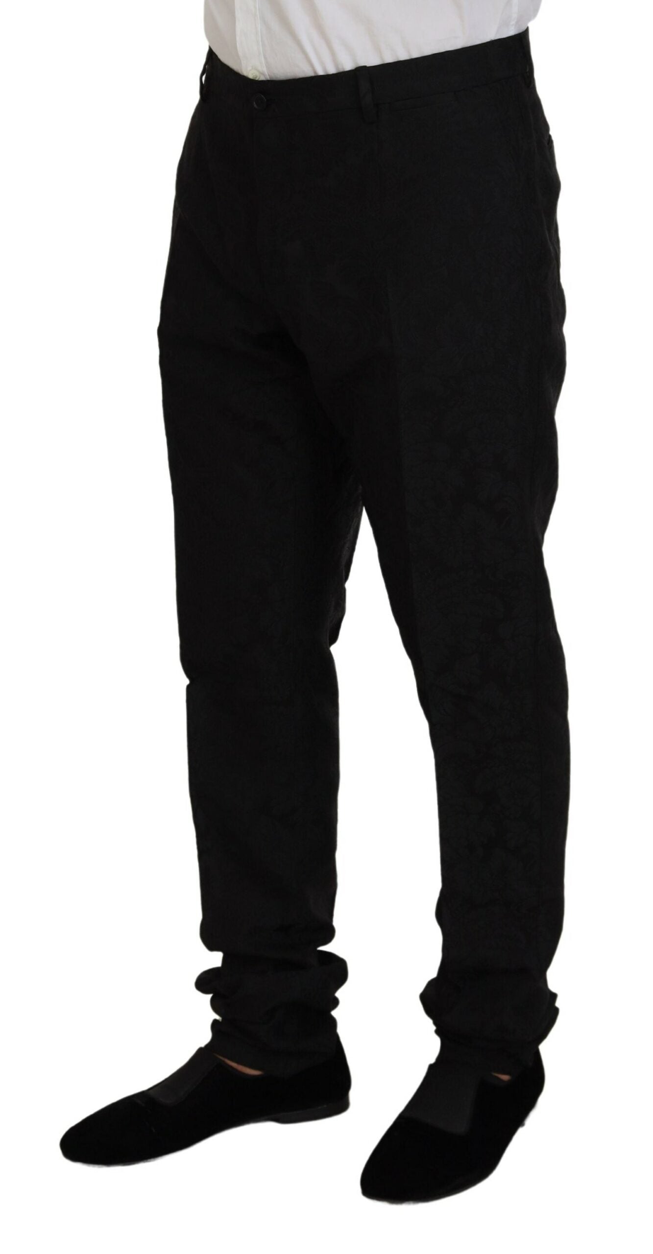 Dolce &amp; Gabbana Black Single Breasted 2 Piece MARTINI Suit