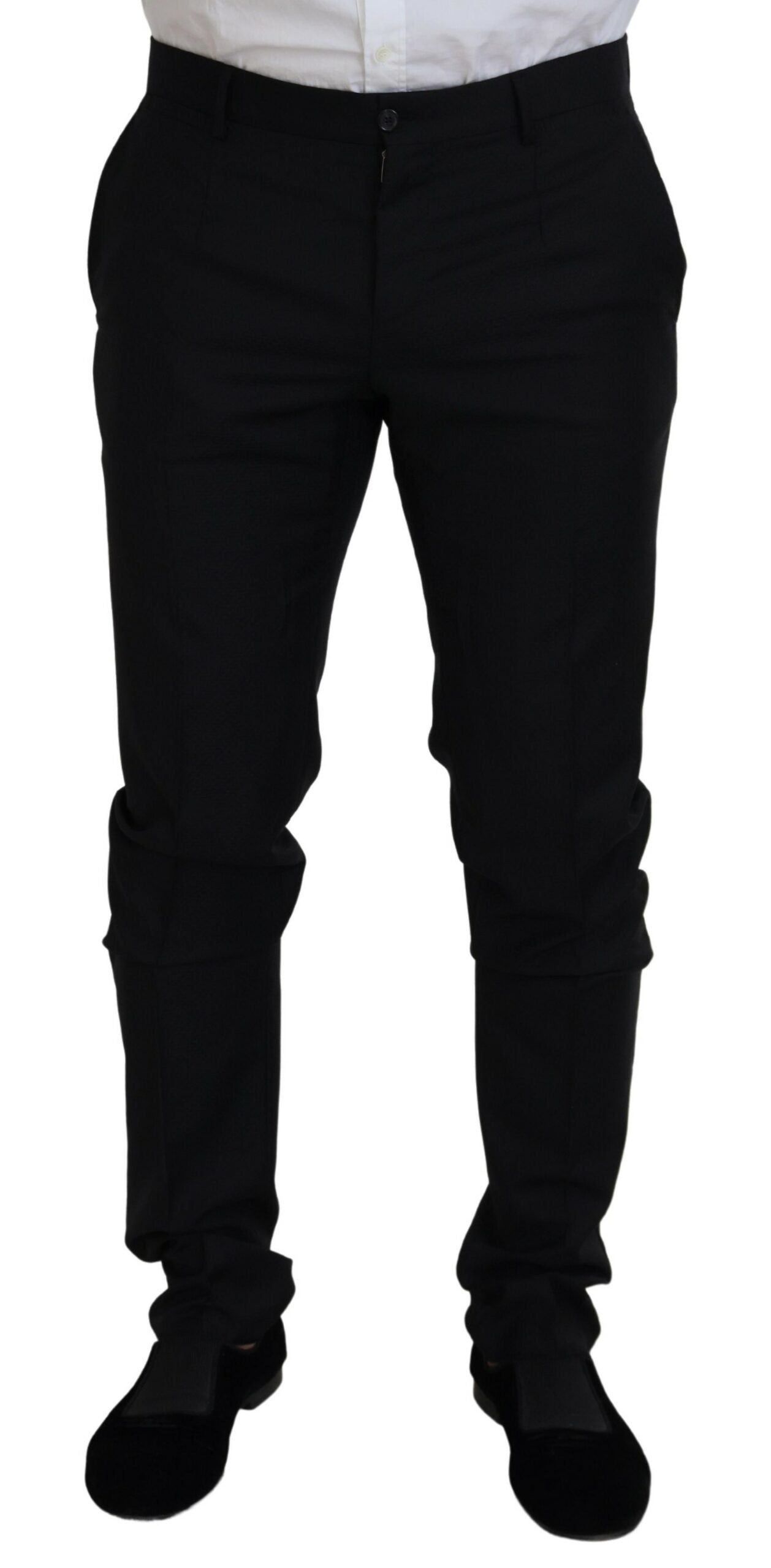 Dolce &amp; Gabbana Black Single Breasted 2 Piece MARTINI Suit
