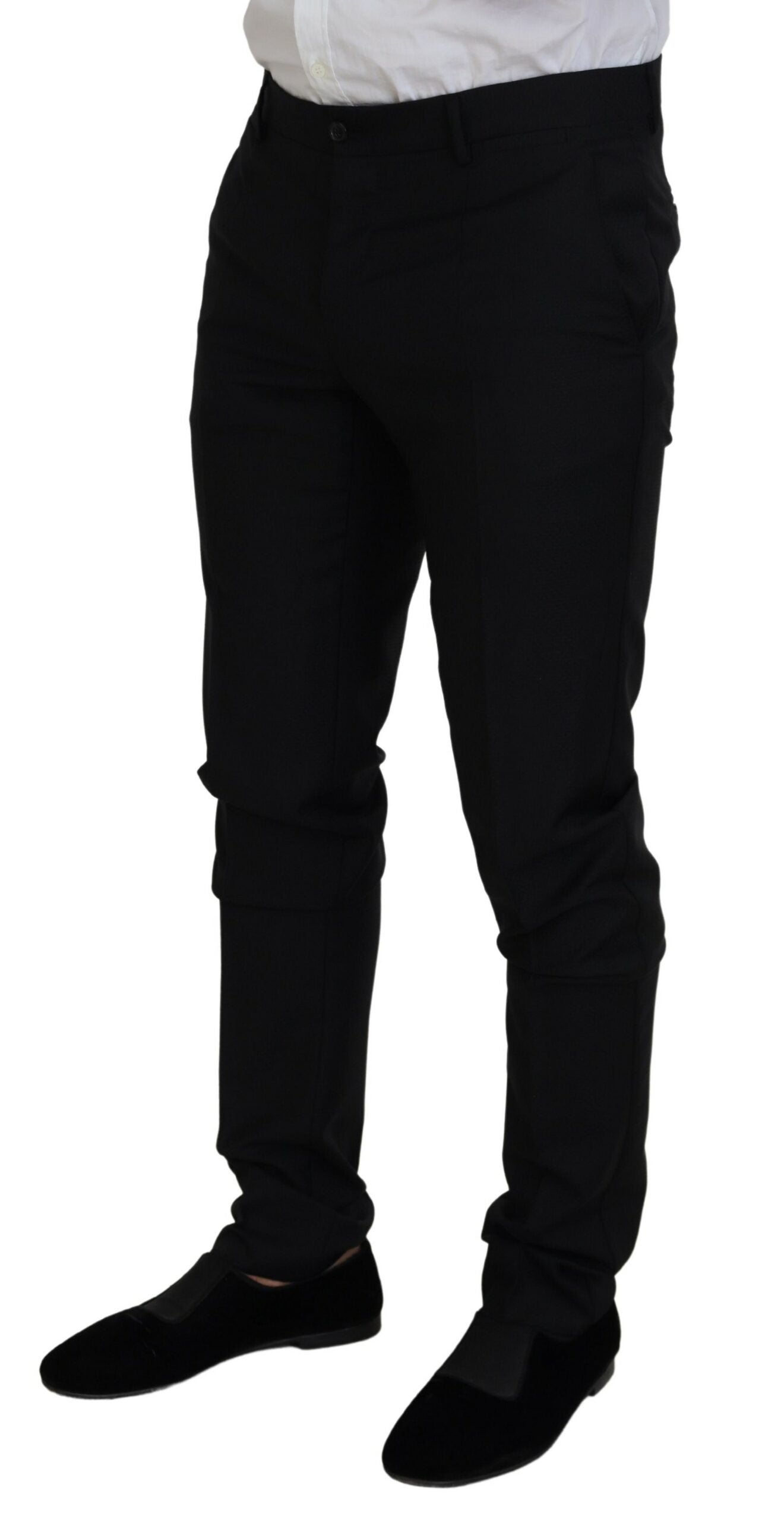 Dolce &amp; Gabbana Black Single Breasted 2 Piece MARTINI Suit