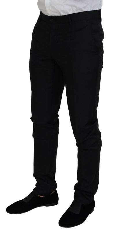 Dolce &amp; Gabbana Black Single Breasted 2 Piece MARTINI Suit