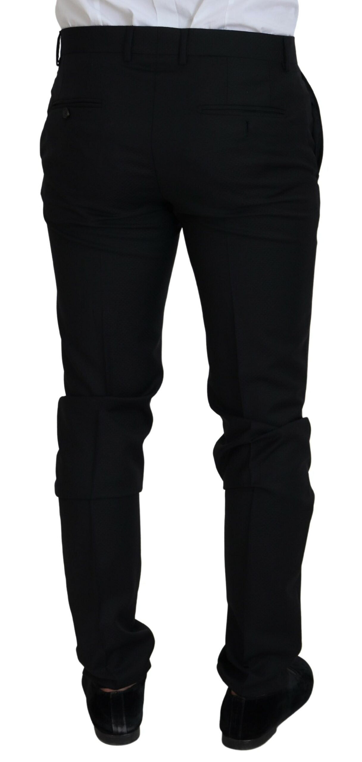 Dolce &amp; Gabbana Black Single Breasted 2 Piece MARTINI Suit