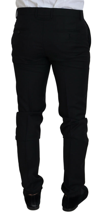 Dolce &amp; Gabbana Black Single Breasted 2 Piece MARTINI Suit