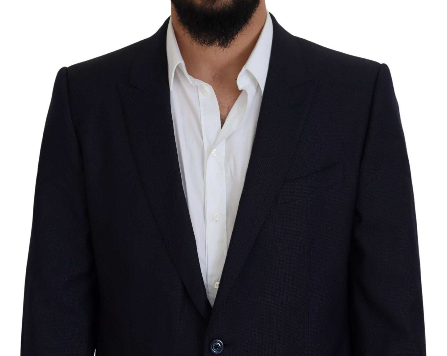 Dolce &amp; Gabbana Blue Single Breasted 2 Piece MARTINI Suit