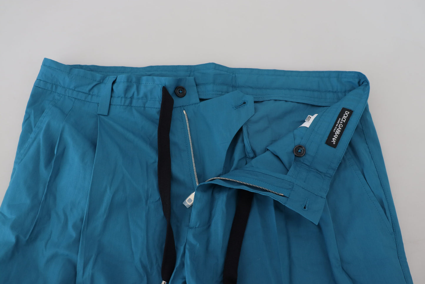 Dolce &amp; Gabbana Blaue Chinos aus Baumwolle