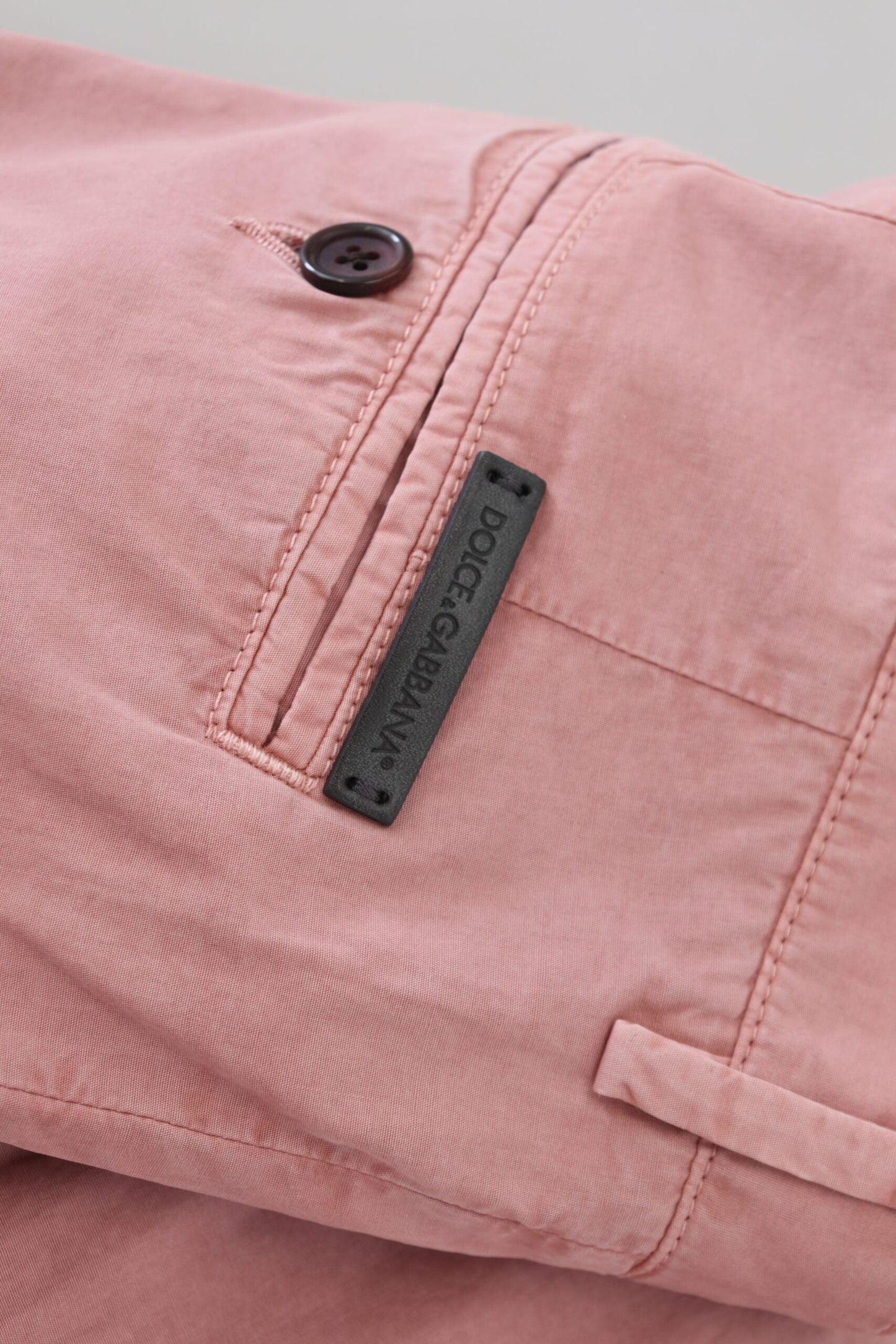 Dolce &amp; Gabbana Rosa Chinos Baumwolle Lässige Herren Shorts