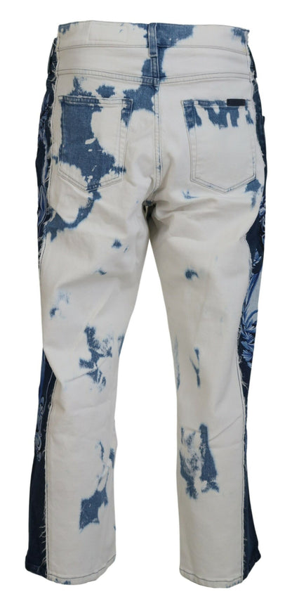 Dolce &amp; Gabbana Blaue Jeans aus Ceasar-Denim-Baumwolle mit lockerer Passform