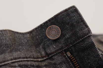 Dolce &amp; Gabbana Jeans in normaler Passform in Graugrün