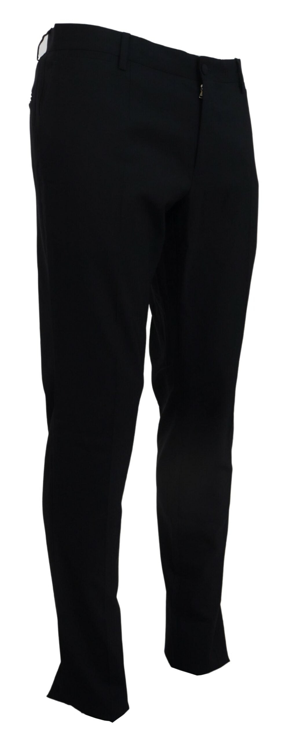 Dolce &amp; Gabbana – Blaue, formelle Slim-Fit-Hose aus Wollstretch