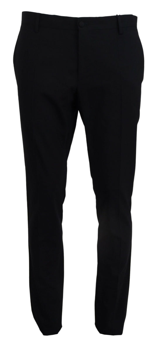 Dolce &amp; Gabbana – Blaue, formelle Slim-Fit-Hose aus Wollstretch