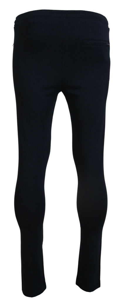 Dolce &amp; Gabbana Blaue Herren Sport-Jogginghose aus Baumwolle