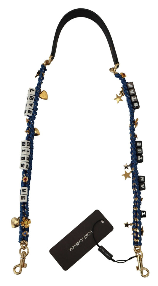 Dolce &amp; Gabbana Multicolor Embellished Bag Shoulder Strap