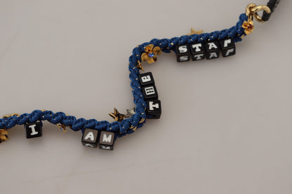 Dolce &amp; Gabbana Multicolor Embellished Bag Shoulder Strap