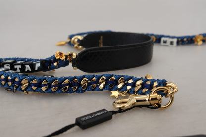Dolce &amp; Gabbana Multicolor Embellished Bag Shoulder Strap