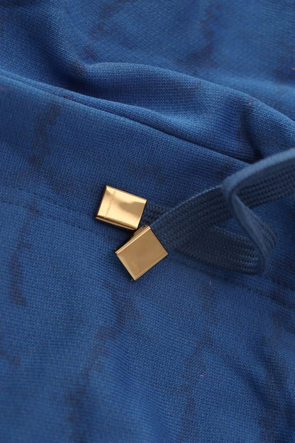 Dolce &amp; Gabbana – Blaue Bermudashorts aus bedruckter Baumwolle