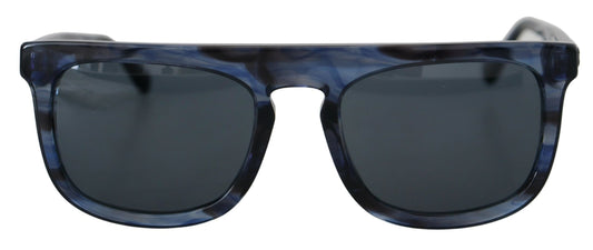 Dolce &amp; Gabbana – DG4288 – Blaue Sonnenbrille mit Vollrand aus Acetat