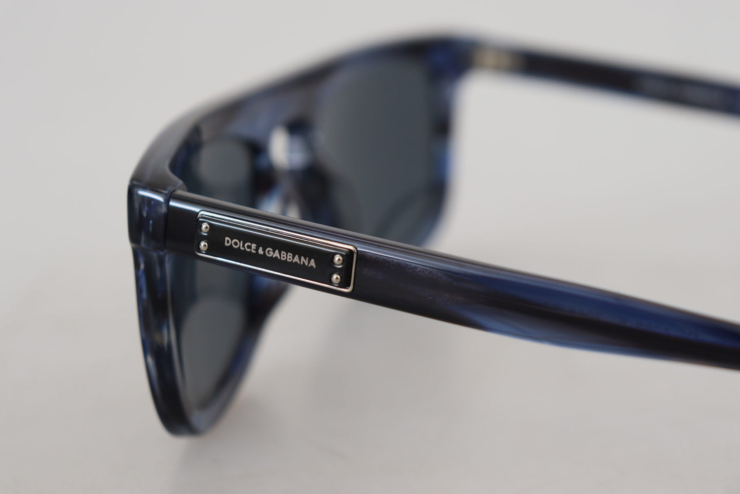 Dolce &amp; Gabbana – DG4288 – Blaue Sonnenbrille mit Vollrand aus Acetat