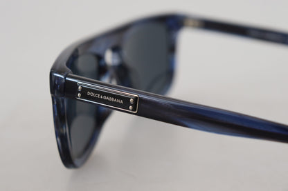 Dolce &amp; Gabbana – DG4288 – Blaue Sonnenbrille mit Vollrand aus Acetat