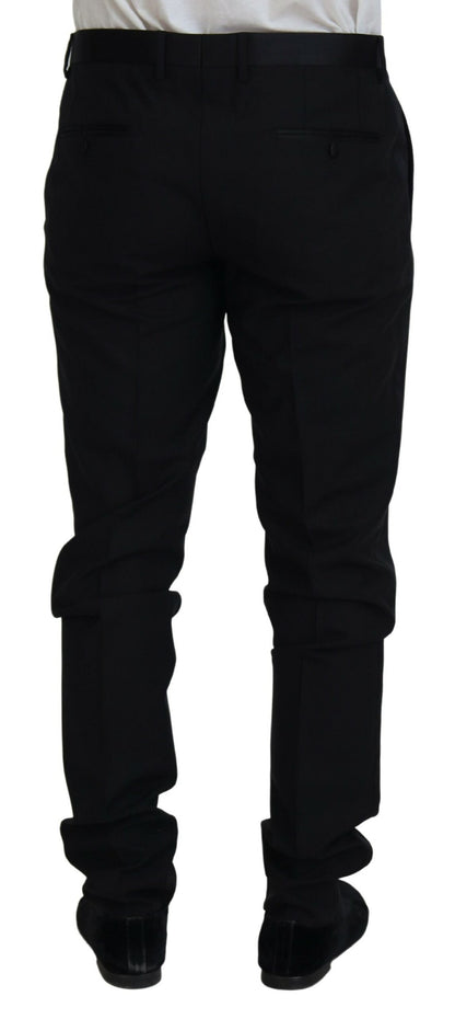 Dolce &amp; Gabbana – Schwarze Chinohose aus Wolle für formelle Anlässe