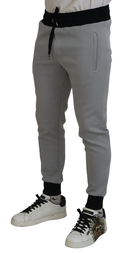 Dolce &amp; Gabbana Graue Jogginghose aus Polyester