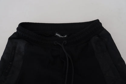 Dolce &amp; Gabbana Schwarze Skinny-Jogginghose aus Polyester für Herren