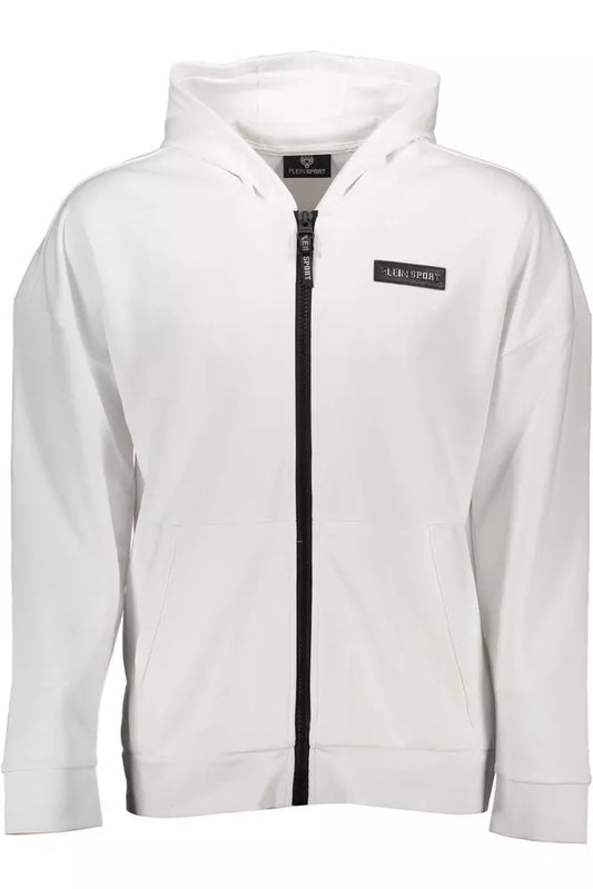 Plein Sport Weißer Baumwollpullover für Herren