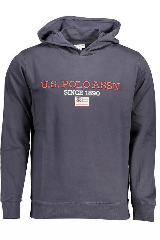 US POLO ASSN. Blue Cotton Men Sweater