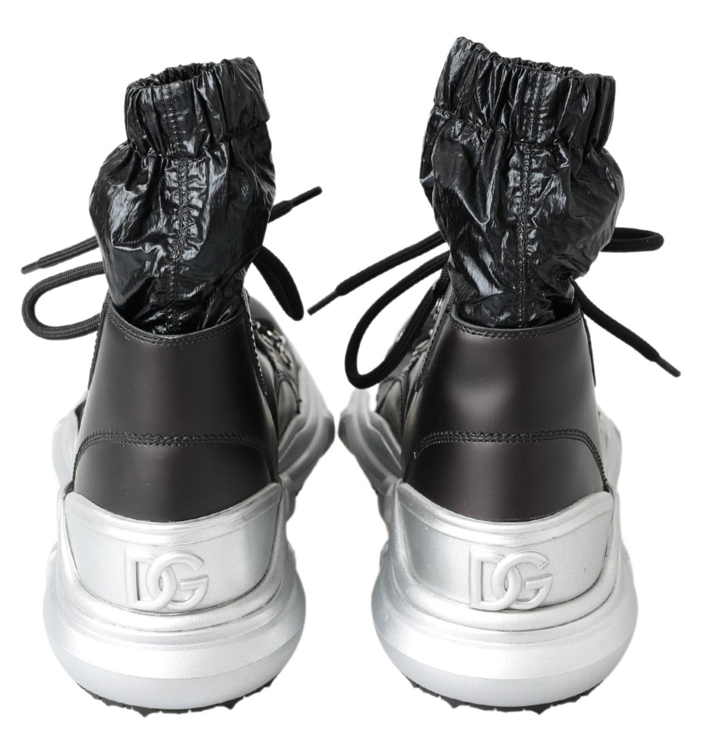 Dolce &amp; Gabbana – Galileo – Hohe Sneakers aus schwarzem Nylon