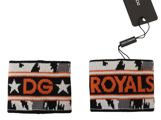 Dolce &amp; Gabbana Orange und graues zweiteiliges Set DG Royal Armband