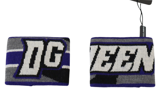 Dolce &amp; Gabbana – Zweiteiliges Armbandset mit violettem Logo