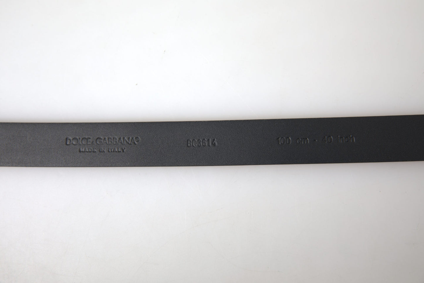 Dolce &amp; Gabbana Bordeaux Leather Silver Metal Buckle Belt