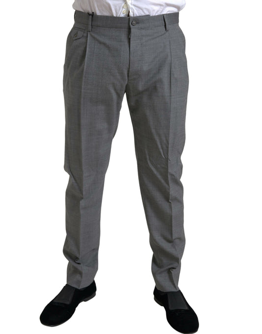 Dolce &amp; Gabbana Graue Chinohose aus Wolle für Herren