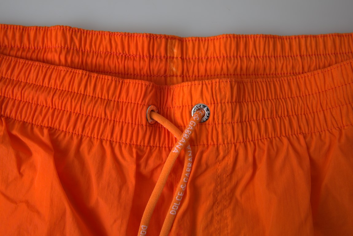 Dolce &amp; Gabbana Orange Blue Gradient Beachwear Swimwear Shorts