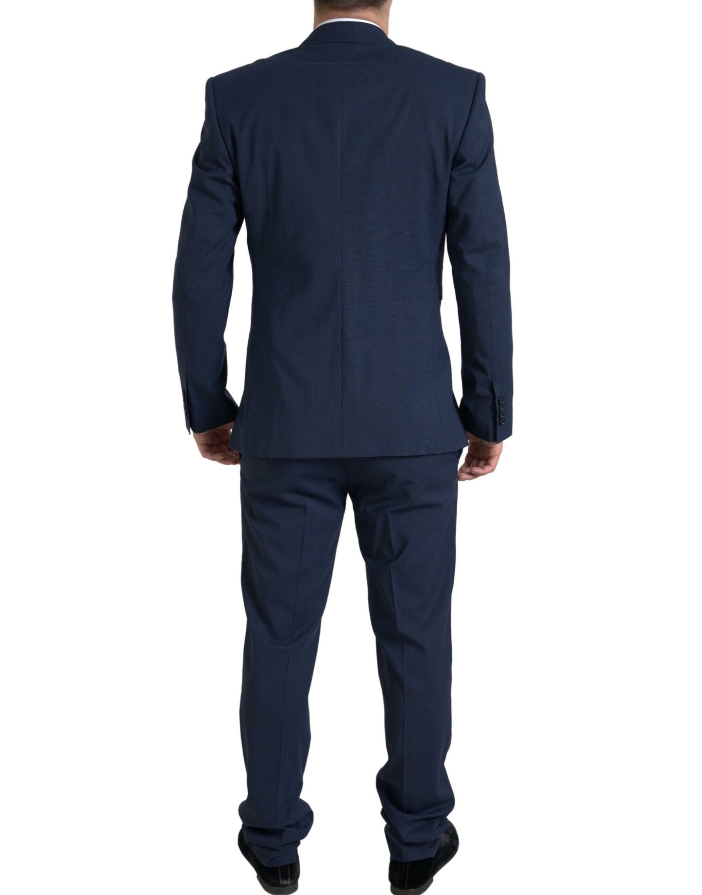 Dolce &amp; Gabbana Blauer 2-teiliger einreihiger SICILIA-Anzug