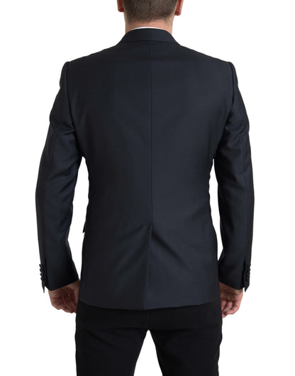 Dolce &amp; Gabbana Blauer 2-teiliger einreihiger MARTINI-Anzug
