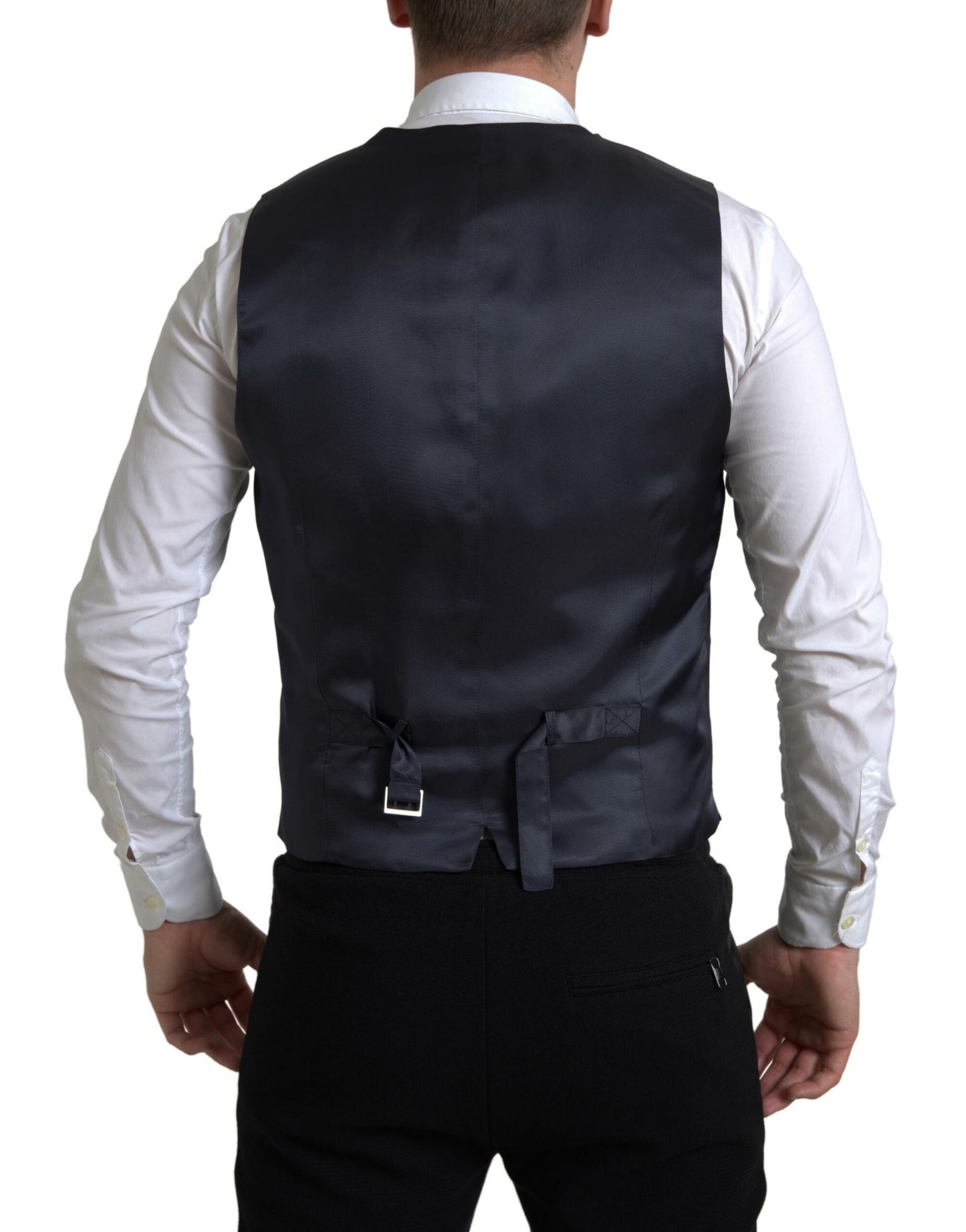 Dolce &amp; Gabbana Blauer 2-teiliger einreihiger MARTINI-Anzug