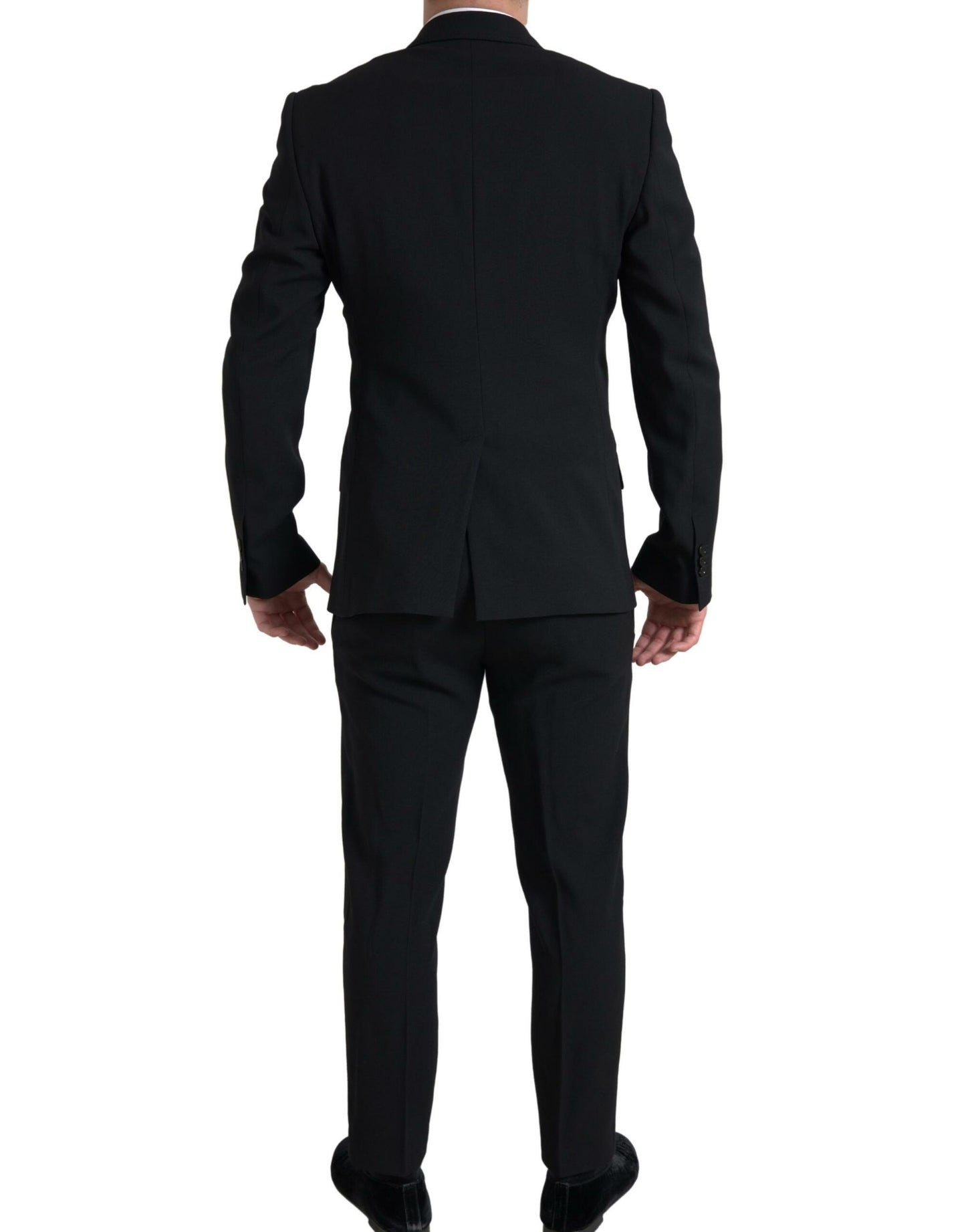 Dolce &amp; Gabbana – Schwarzer, zweiteiliger, zweireihiger SICILIA-Anzug