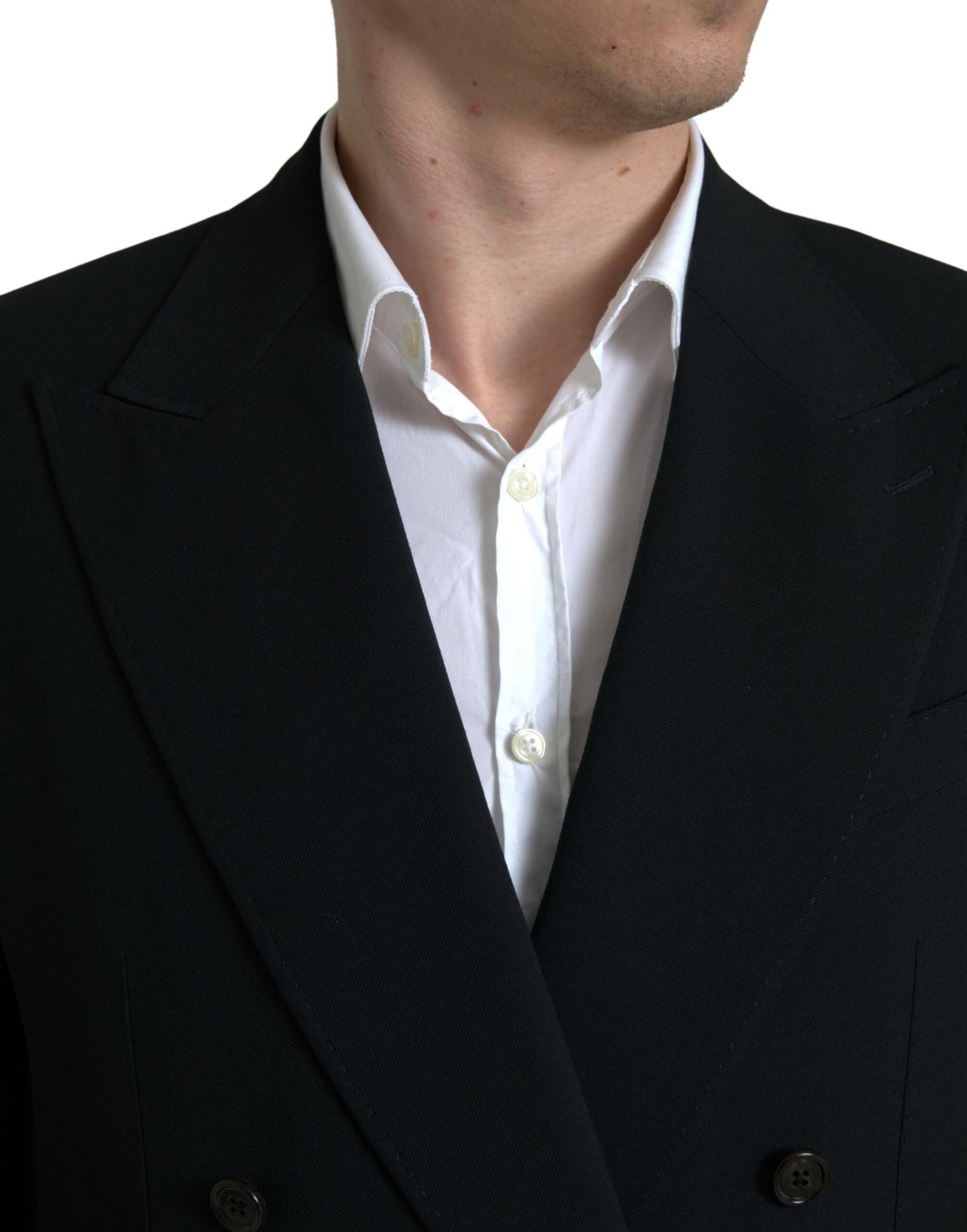 Dolce &amp; Gabbana – Schwarzer, zweiteiliger, zweireihiger SICILIA-Anzug
