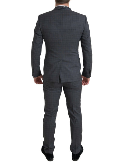 Dolce &amp; Gabbana Grauer 2-teiliger einreihiger MARTINI-Anzug