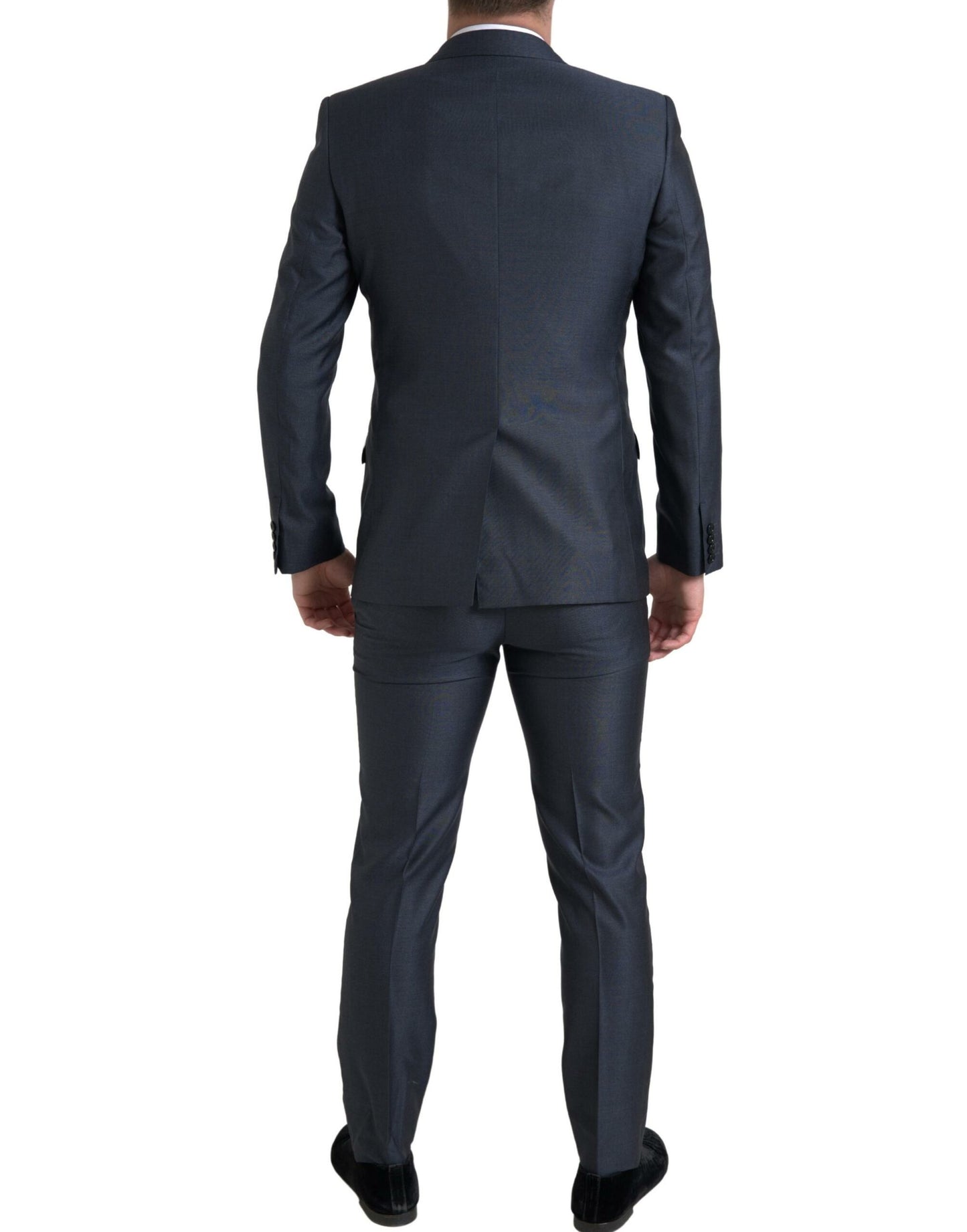 Dolce &amp; Gabbana Blauer 2-teiliger zweireihiger MARTINI-Anzug